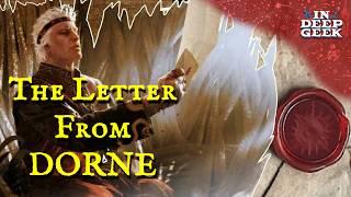 What was in the letter to Aegon the Conqueror?