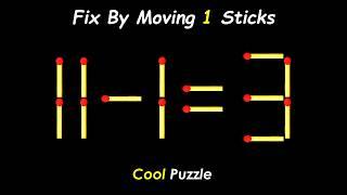 20 Fun Matchstick Puzzles To Improve IQ