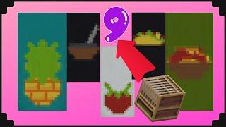 9 Food Banners | Minecraft