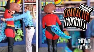 Funny DISNEY CHARACTER MOMENTS | Best Disneyland / Disneyworld Interactions