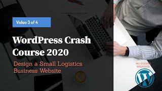 (3/4) - WordPress How-To Course 2020 - Design a Small Business Website (No Coding Required)