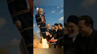 World leader funny missile experiment with trump organized Musk Space X #shorts #ai #funny #trump