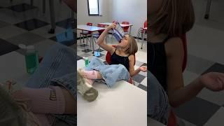 Naughty Student Pranks Teacher!!!  ​⁠@MrsBench + ​⁠@Amerikanway