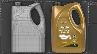 Industrial Design/Product Modeling #43 Oil Bottle