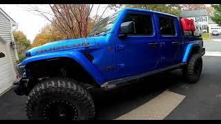 Rock Hard Full Belly Skid with Metal Cloak Diff Skids on the 2020 Jeep Gladiator