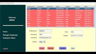 Employee management system using java with source code