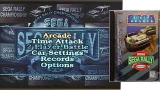 Sega Rally Championship Arcade Select Menu Music Sega Saturn [real hardware]