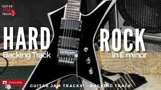 Hard Rock Guitar Backing Track in E minor | Guitar Jam Tracks #backingtrack #rockguitar