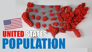 The population of the United States visualized