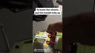 How to manually lower the landing gear on the Boeing 737