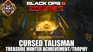 COD Black Ops 6 Zombies - Cursed Final Talisman Easter Egg - Treasure Hunter Achievement/Trophy