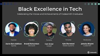 Black Excellence in Tech: Codesmith Grads Share Their Stories Navigating the Tech Landscape