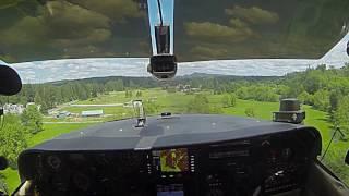 Real short field  landing Cessna 182
