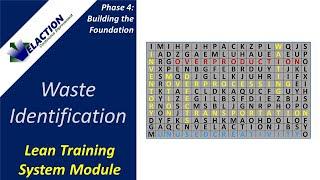 Waste Identification - Video #16 of 36. Lean Training System Module (Phase 4)