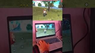 Free Fire 1 vs 1 Laptop Handcam gameplay #shorts #freefireshorts #shortsvideo #viral