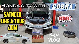 Cobra lowering springs on Honda City! | Perfect stance! |