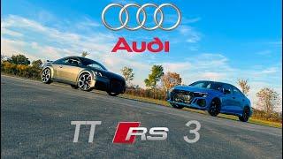 SHOWDOWN! Audi TT RS versus Audi RS3!