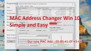 MAC Address Changer Windows 10 Simple and Easy