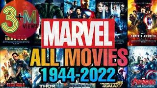 MARVEL ALL MOVIES ( 1944 - 2022 ) ||MOVIE LISTER|| AVENGERS 5 || #movielister #allmovies #mcu