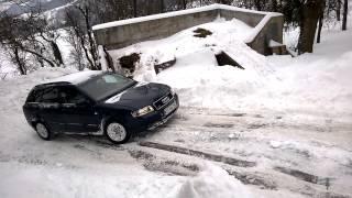 Audi quattro with ESP and ESP off