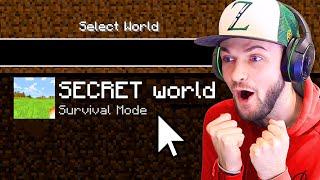 Welcome to my SECRET Minecraft world... (Part 1)