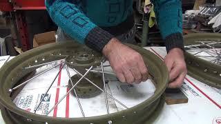 1942 wlc wla 45ci #117 star hub rebuilding wheel lacing harley chassis reassembly by tatro machine