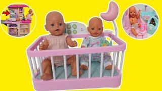 Baby Born doll Morning to Evening Routine feeding and changing baby doll videos compilation