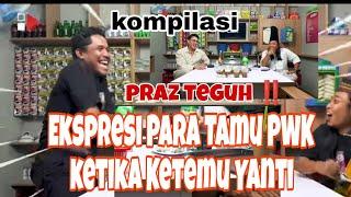 Ekspresi saat ketemu Yanti PWK ‼️Mamat auto mau buka baju  #pwk #prazteguh #viral