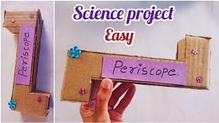 School Science Project Periscope| Science TLM| Easy Project For Science Exhibition| DIY - Periscope|