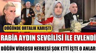 ESRA EROL’DA RABİA AYDIN VE SEVGİLİSİ ŞAHİN CANBERKLİ’NİN DÜĞÜN GÖRÜNTÜLERİ ŞOKE ETTİ PES ARTIK YA