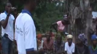 Giving Aid to the elderly women at Onuaku