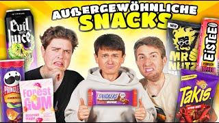 Wir ESSEN extrem außergewöhnliche SNACKS  mit Smiley & Falco