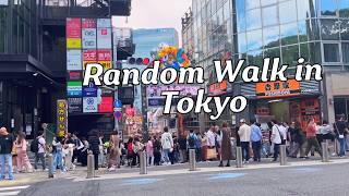 Exploring TOKYO Japan  | Random Walking Tour 2024 | Tokyo Vlog