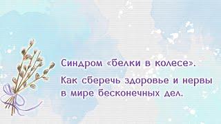 Синдром "белки в колесе" или как сберечь здоровье и нервы в мире бесконечных дел