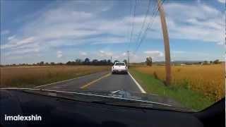 Nissan GT-R gets AIRBORNE then crashes on Backroad !!!!ORIGINAL!!!!!