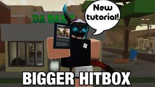 How to get a BIGGER Hitbox in DA HOOD! | Roblox