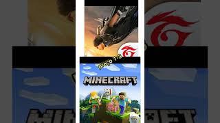 Minecraft vs free Fire #shorts