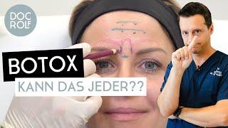 Was muss man wissen um BOTOX spritzen zu können?! Dr. Rolf Bartsch