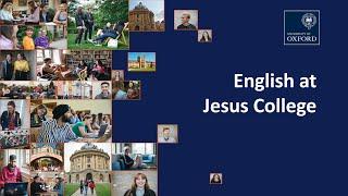 English at Jesus College, Oxford Uni!!