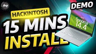 New Hackintosh 15 Minutes Install Demo - Simplified with MacOS Sonoma 14.4