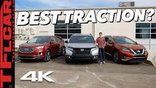 Honda Passport vs Ford Edge vs Nissan Murano: Which AWD System Tops The Rest? TFL Slip Test Ep.3