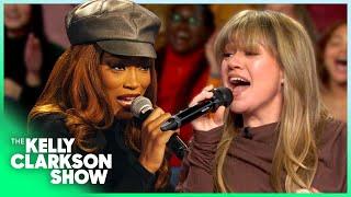 Keke Palmer & Kelly Clarkson Sing 'No Scrubs' During Pop Song Trivia