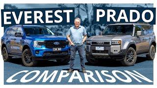 How good is the new Toyota Prado really? | 2025 Ford Everest Sport v Toyota Prado GXL