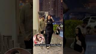 #FaisalSubzwari Wife #MadihaNaqviSpotted at Premiere of #Deemak movie in #Karachi last Night #foru