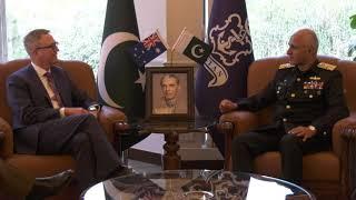 Australian High Commissioner to Pakistan,H.E Dr Geoffrey Shaw visited NHQ, Islamabad& called on CNS