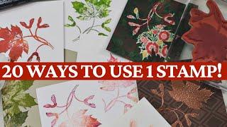 20 Ways To Use 1 Stamp!