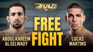 Abdul-Kareem Al-Selwady vs Lucas Martins | Full Fight | BRAVE CF