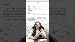 KYC Status - How to check and what to do? KYCregistered, KYConhold, KYCvalidated