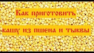 Как приготовить кашу из пшена и тыквы