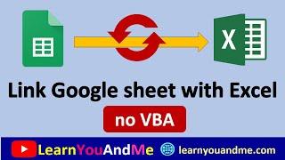 Connect Google Sheet to Excel | Link Google sheets with Excel